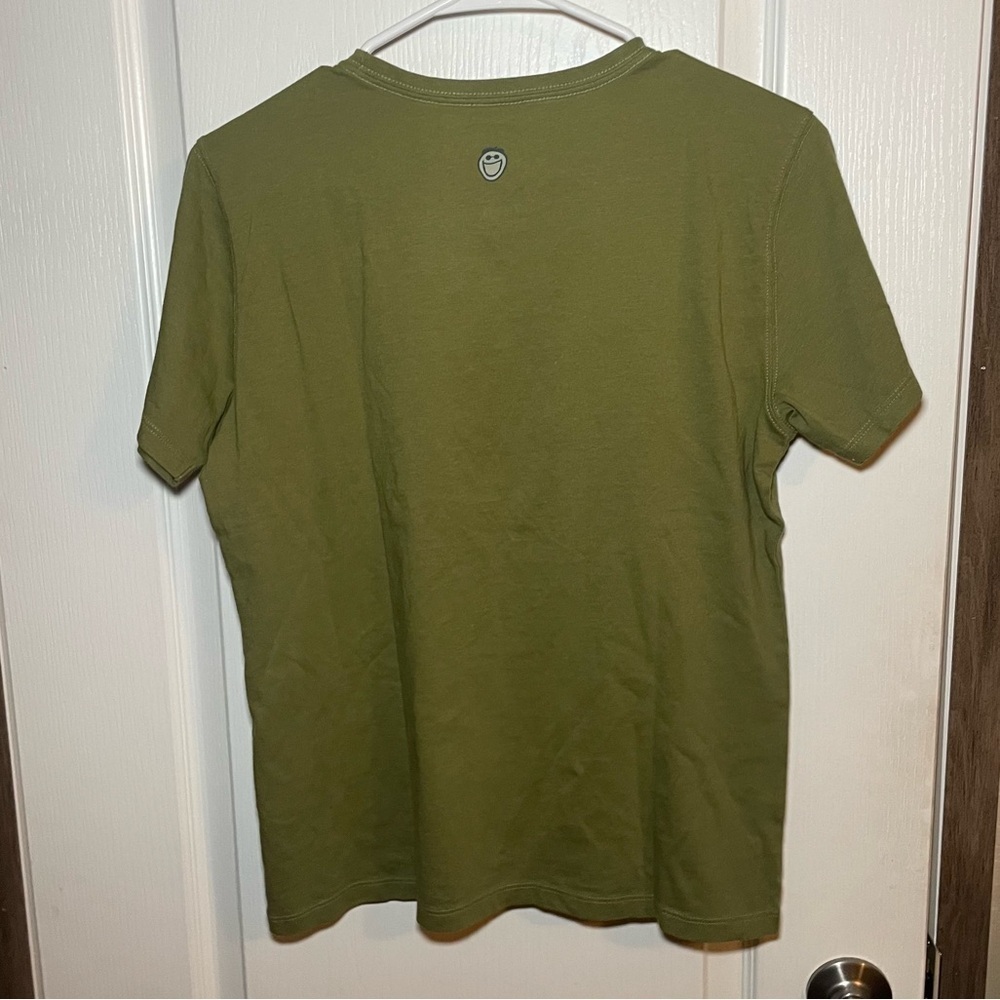 Life Is Good Home Is Where The Heart Is Green T Shirt Size Small NWT - Picture 5 of 5
